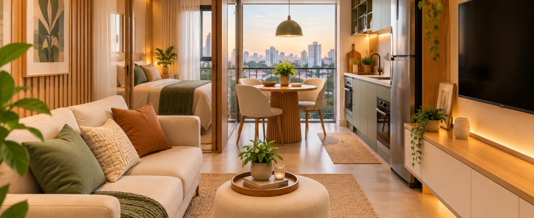 5 ideias para deixar um apartamento pequeno mais aconchegante
