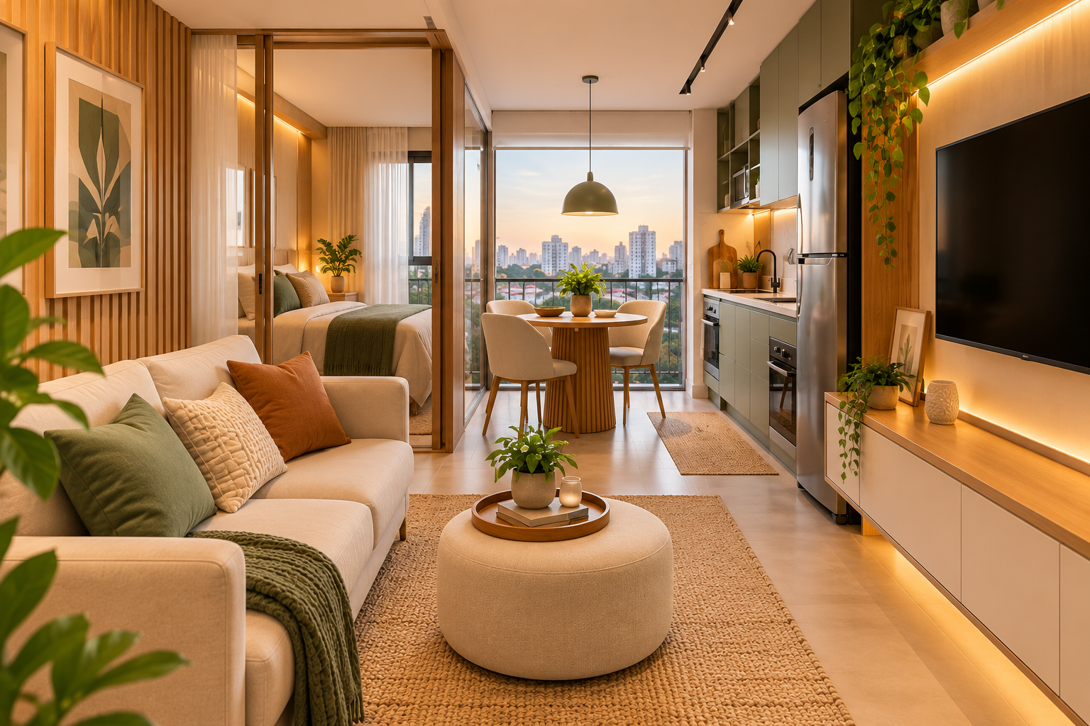 5 ideias para deixar um apartamento pequeno mais aconchegante