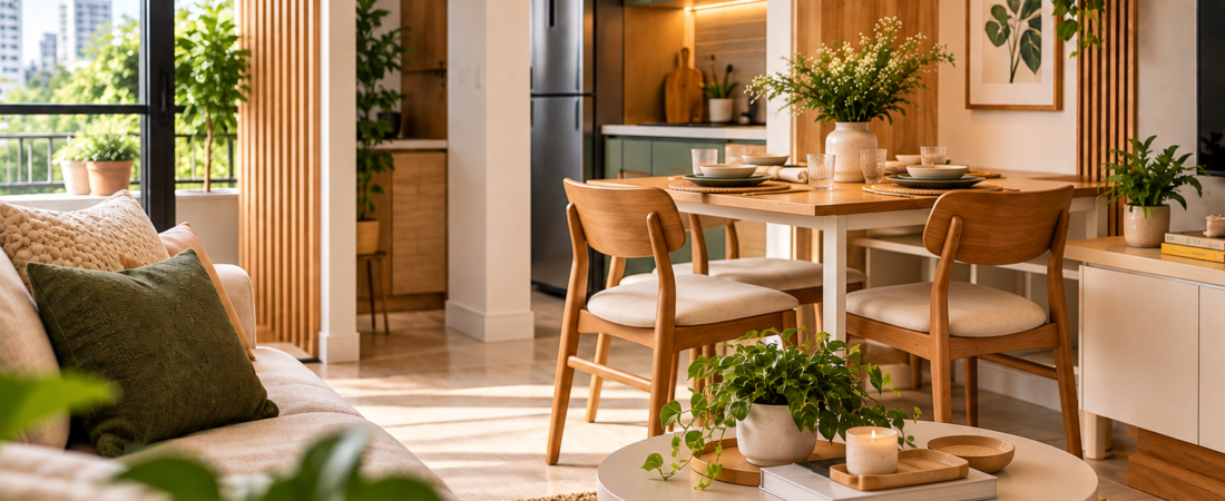 Mesas para apartamentos pequenos: 7 opções para aproveitar melhor o espaço