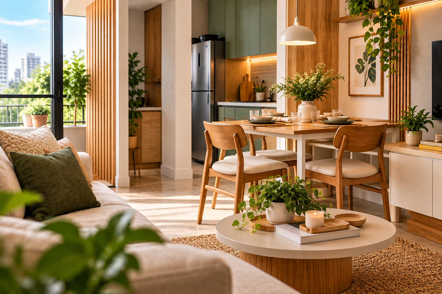 Mesas para apartamentos pequenos: 7 opções para aproveitar melhor o espaço