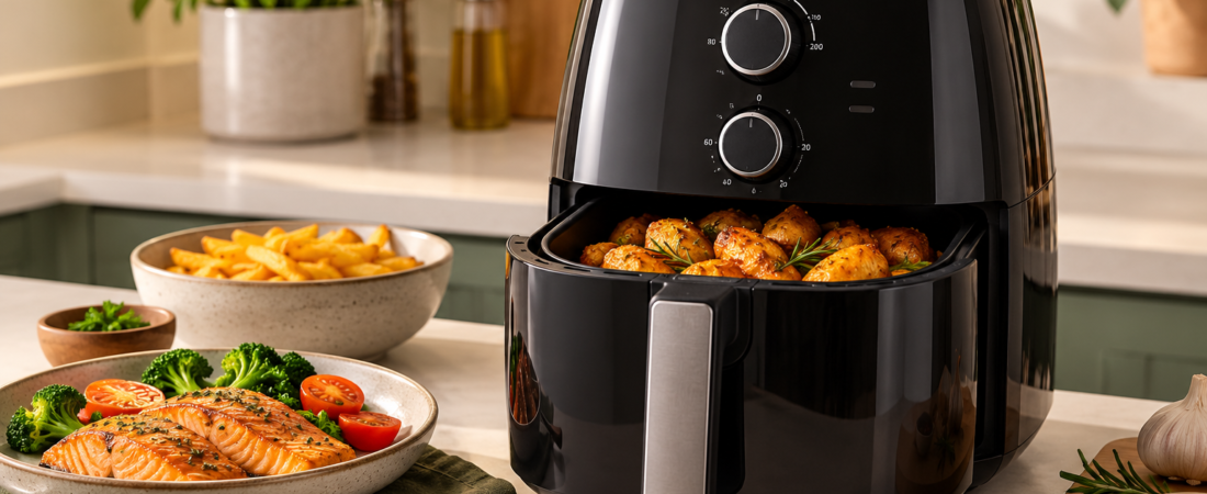 Escolhas LIVA: Air fryers para cozinhas pequenas